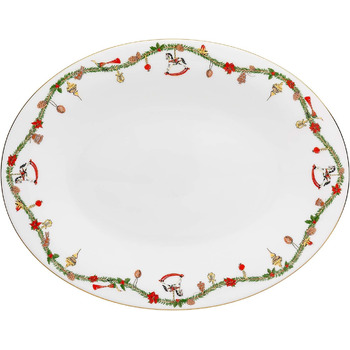 Різдвяне сервірувальне блюдо 36 см Nora Christmas Hutschenreuther
