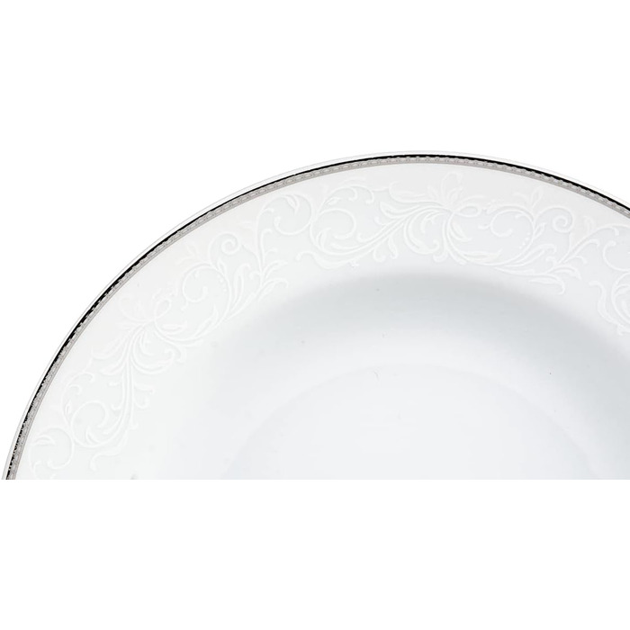 Набір посуду konsimo Combi 6 персон Набір тарілок AMELIA Modern 18 предметів Столовий сервіз - Сервіз та набори посуду - Комбінований сервіз 6 осіб - Сервіз для сім'ї - Посуд (Luiza, 25 шт. )