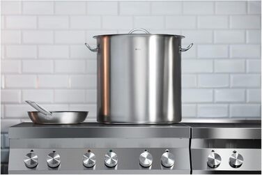 Індукційна каструля Royal Catering Ø 32 см з кришкою Каструля з нержавіючої сталі Індукційна каструля Індукційна каструля Каструля з нержавіючої сталі (48 л)