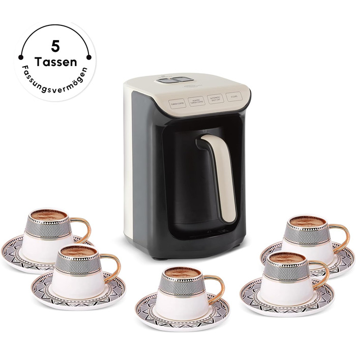 Турецька кавоварка 5 чашок 535 Вт Hatr Roast KARACA