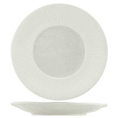 Тарілка 23 см, Incise Porcelain Lucine, GenWare