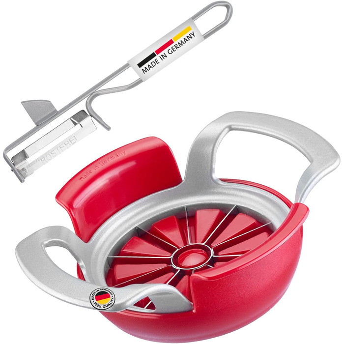 Слайсер для яблук і груш Westmark/серцевина для фруктів, ø 9 см, алюміній/нержавіюча сталь, срібло, 51102260 (Divisorex Special Peeler)