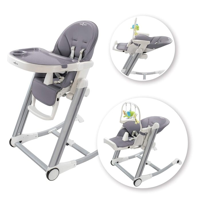 Дитячий стільчик для годування зі знімним підносом та ігровою аркою Engel & Storch