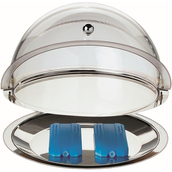 Набір лотків, що складається з глибокого лотка, плоского піддону, двох охолоджувальних батарей і одномісної витяжки APS