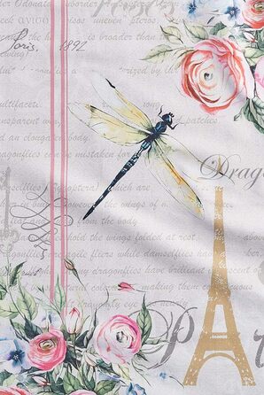 Набір із 3 багатоцільових кухонних рушників Maison d&39 Hermine Rural Christmas, 100 бавовна Барні рушники День подяки/Різдво (50 см x 70 см) (Марсове поле)