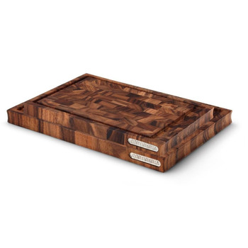 Набір обробних дощок 2 предмета, дерево акації 36,5 x 25 см і 42,5 x 29 см Continenta