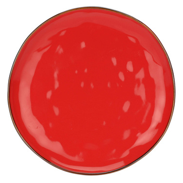 Тарілка обідня Rose&Tulpani Milano CONCERTO CORALLO, керамограніт, корал, діам. 27 см