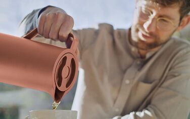 Термоглечик 1 л, теракотовий Motiva Emsa