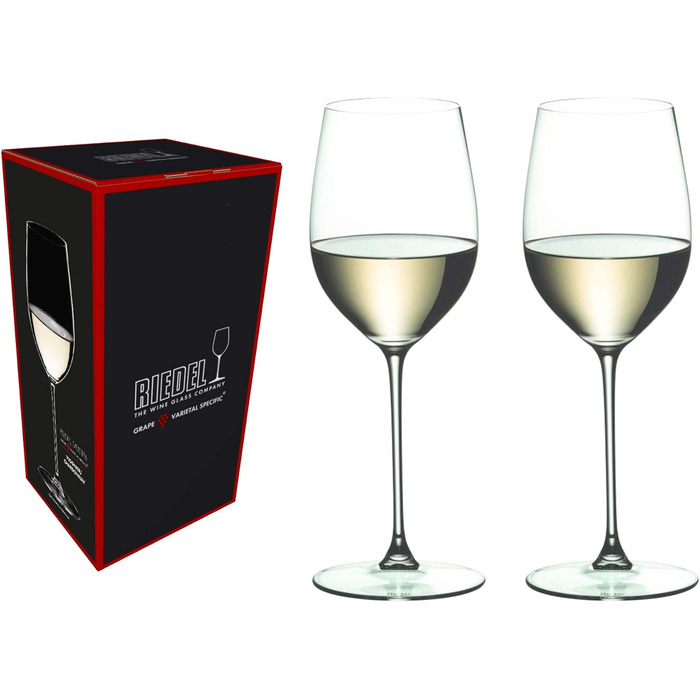 Набор бокалов для красного вина из 2 предметов, хрустальный бокал (шардоне), 6449/07 Riedel Veritas Old World Pinot Noir