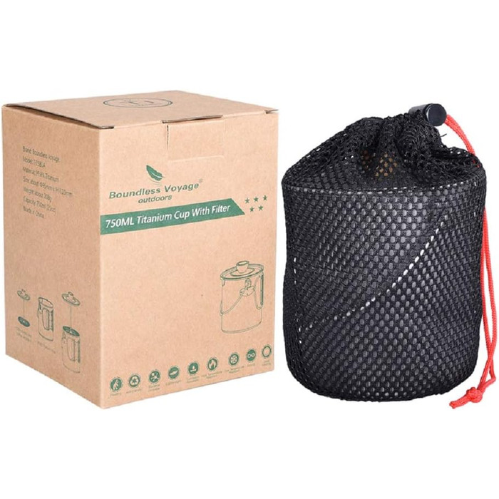 Френч-прес для кемпінгу 750 мл. iBasingo