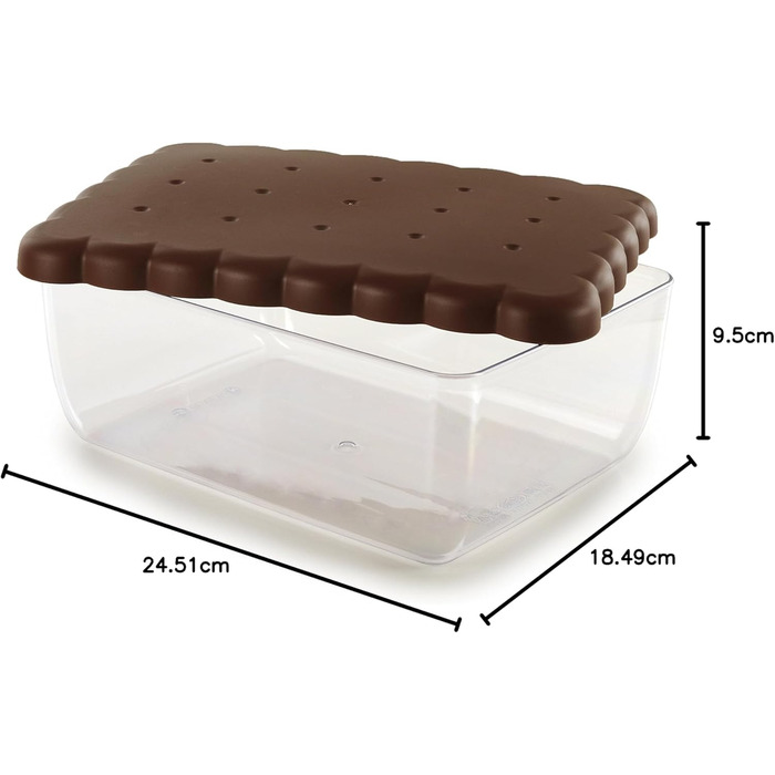 Контейнер для печива 2,7 л пластик 24,5 x 18,5 x 9,5 см Snips