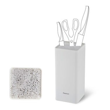 Підставка для кухонних ножів Fissman 10x10x22 см пластик (12880)