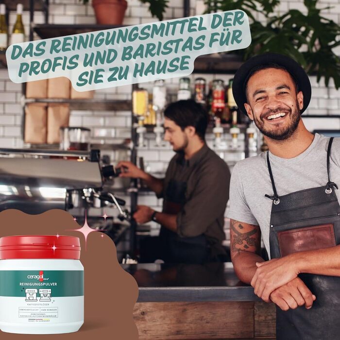 Порошок для чищення кавомашин 500 г ceragol ultra