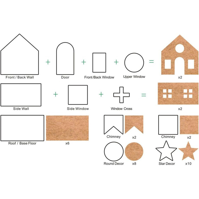 Набір формочок для печива 10 шт. з нержавіючої сталі Fantasy Day