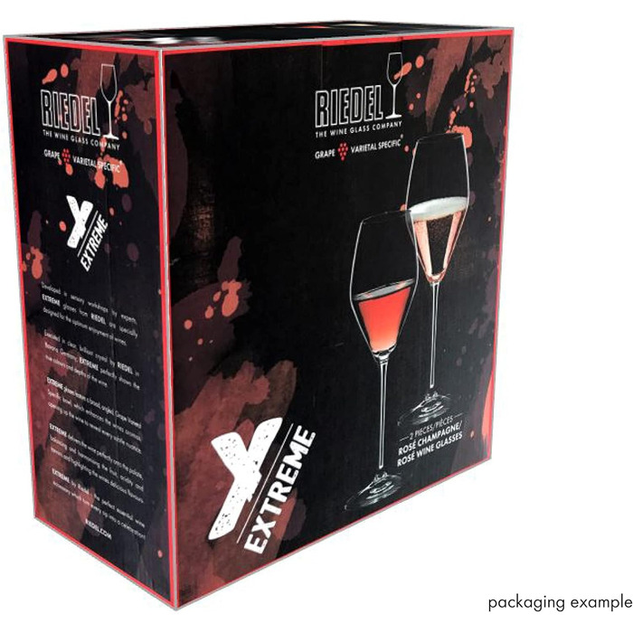 Набір з 2 бокалів для рожевого вина/шампанського 0,32 л, Extreme Riedel