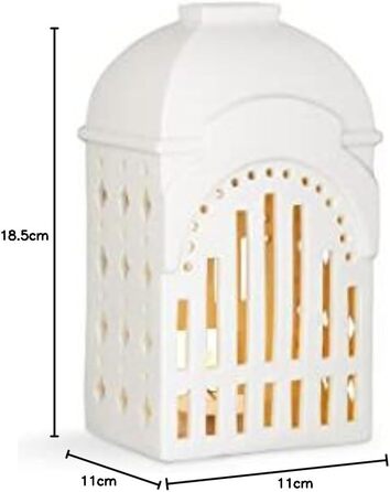 Подсвечник-домик для чайных свечей 18,5 см белый Tivoli Urbania Kähler