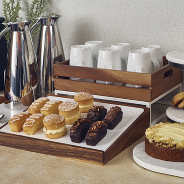 Стійка дерев'яна для ящика 34.5*28.5*h 7 см, Acacia Wood, GenWare