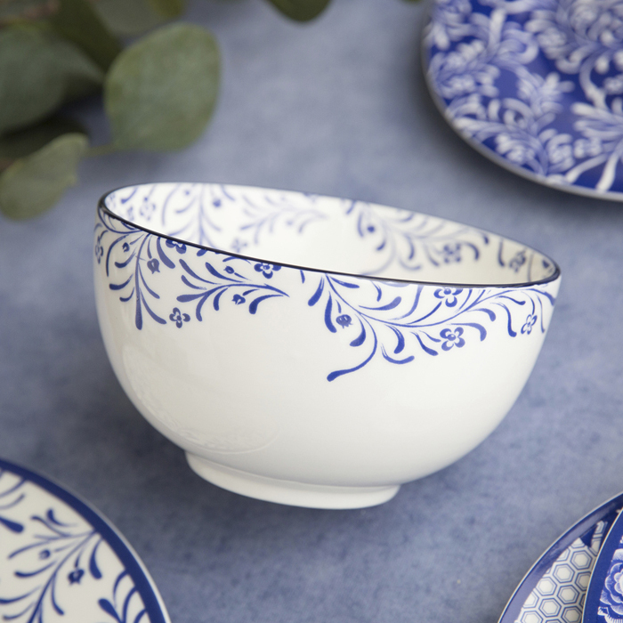 Тарілка для мюслі CreativeTops Floral Cole Collection, фарфор, діам. 13,5 см