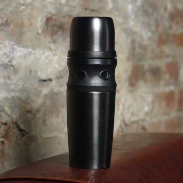 Термокухоль Fissman 480 мл чорний нержавіюча сталь (9825)