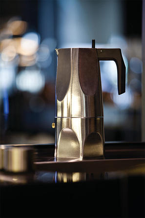 Кофеварка для эспрессо 150 мл металлик Ossidiana Alessi