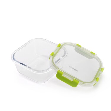 Контейнер з кришкою Fissman 13x13х5 см / 470 мл (6490)