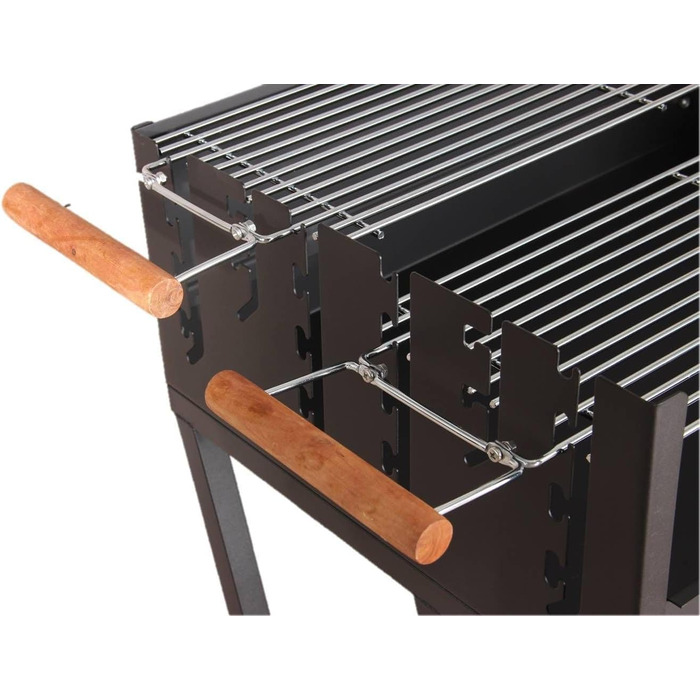 Портативний гриль з 2 рішотками  з регульованою висотою House Brigida Tarrington House