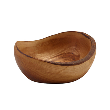 Миска дерев'яна, 13х4 см, з незбираного оливкового дерева, GenWare