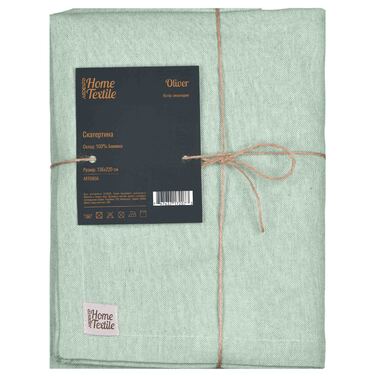 ARDESTO Скатертина Oliver, 136х220см, 100% бавовна, аквамарин