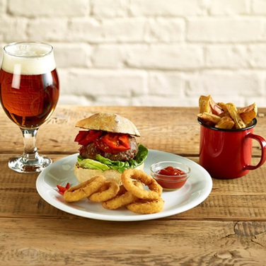 Кружка 360 мл емальована червона, GenWare