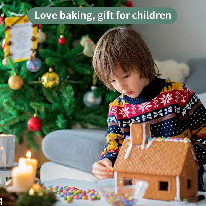 Форма для печива з нержавіючої сталі "Різдвяний будиночок своїми руками" HONGECB