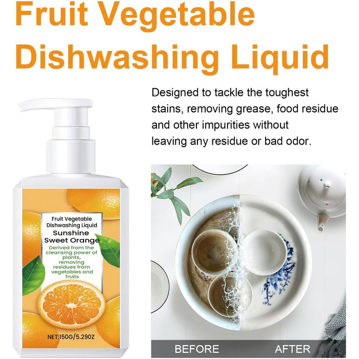 Засоби для миття овочів та фруктів 150 г TEMOOUES