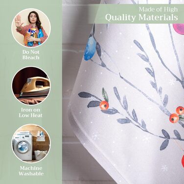 Набір із 3 багатоцільових кухонних рушників Барних рушників День подяки/Різдво (50 см x 70 см) (10 - Різдвяні казки, 50 x 70 см (Набір із 3 шт.)), 39 Hermine Noel