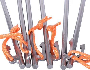 Кілочки для намету 6 шт. Ti4012P40L  iBasingo