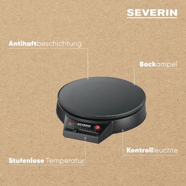 Блинница 30 см черная Severin