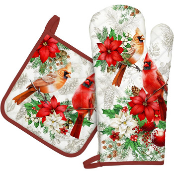 розмір: рукавичка для духовки + прихватка