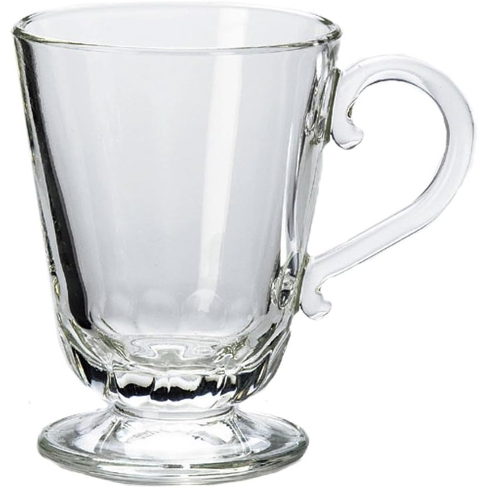 Чашка для чая 250 мл стеклянная, набор 6 предметов, Louison La Rochere