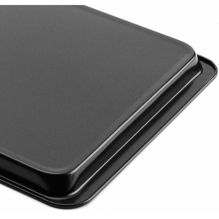 Прямокутне деко, корпус духовки з вуглецевої сталі з антипригарним покриттям, підходить для випікання різних страв (чорний)