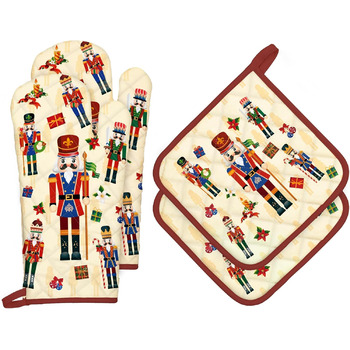 розмір: рукавичка для духовки*2 + прихватка*2