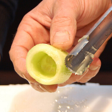 Ніж десертний для видалення серцевини, червоний De Buyer