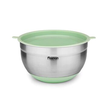 Миска Fissman 20x12 см 3000 мл з кришкою (5113)