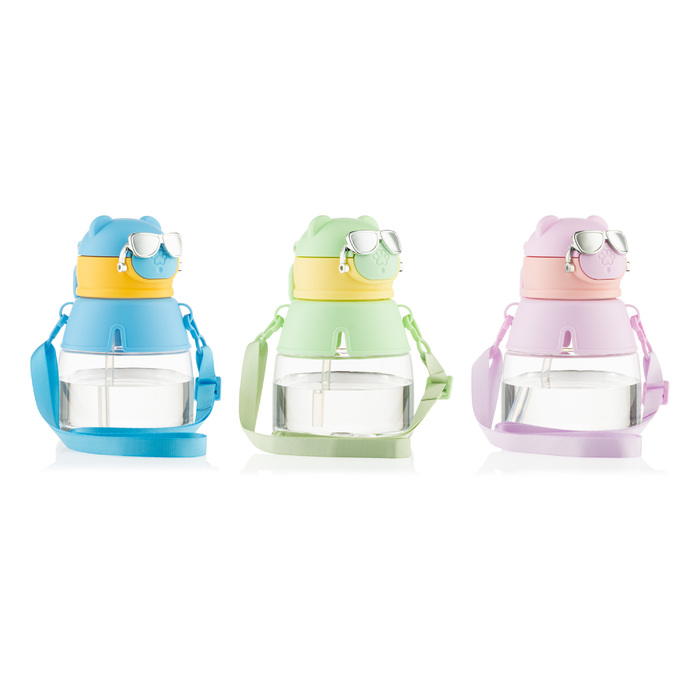 Пляшка для води Ardesto Space 550мл, пластик, блакитний