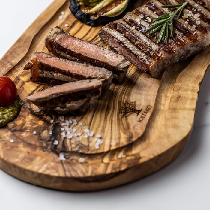 Дошка сервірувальні з оливкового дерева 43 х 20 х 2 см SOLTAKO