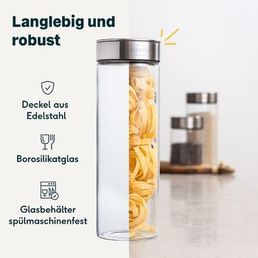 Банка для зберігання, скляна 1700 мл. Silberthal