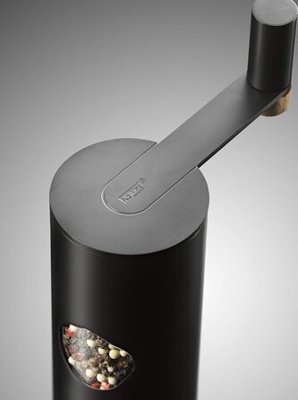 Млин для перцю та солі 20 см, чорний PowerMill AdHoc