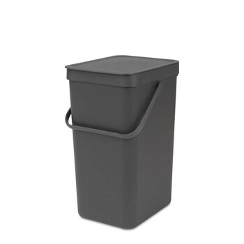 Відро для сміття 16 л сіре Sort Go Brabantia