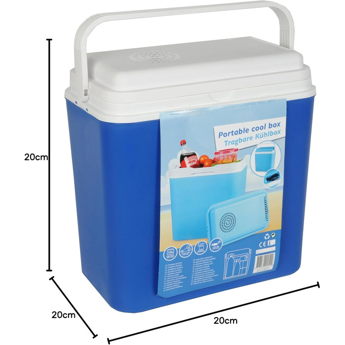 Портативний автохолодильник 22 л синій All Ride