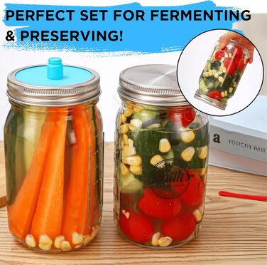 Стеклянные банки для консервации 2 шт 1 л Smiths Mason Jars