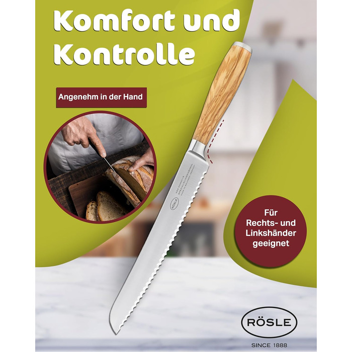 Ніж для хліба 22 см Artesano Rosle