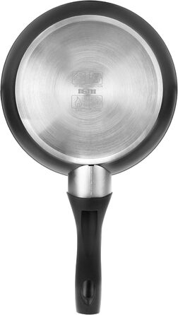 Сковорода 22 см, алюміній, антипригарне покриття, чорна IBILI