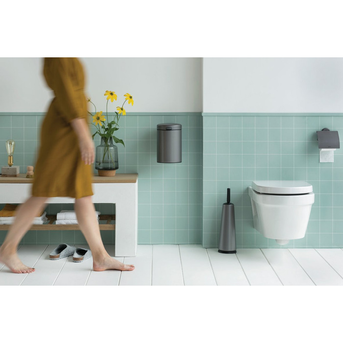 Настінний сміттєвий бак 3 л платиновий NewIcon Brabantia